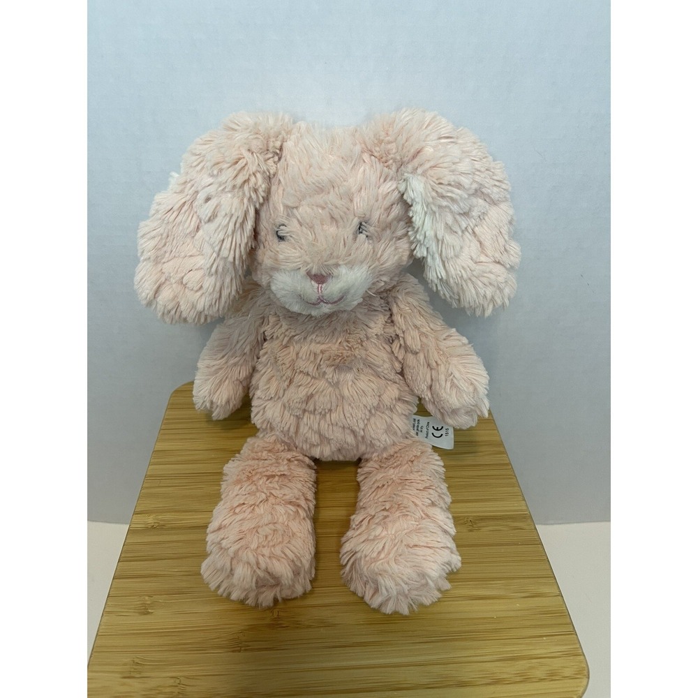 Mary‎ Meyer Baby Pink Bunny Rabbit Plush Shaggy Floppy 11" Stuffed Animal Lovey